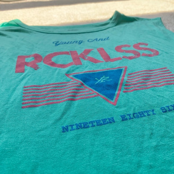 Young and Reckless Muscle Tee - Picture 4 of 5